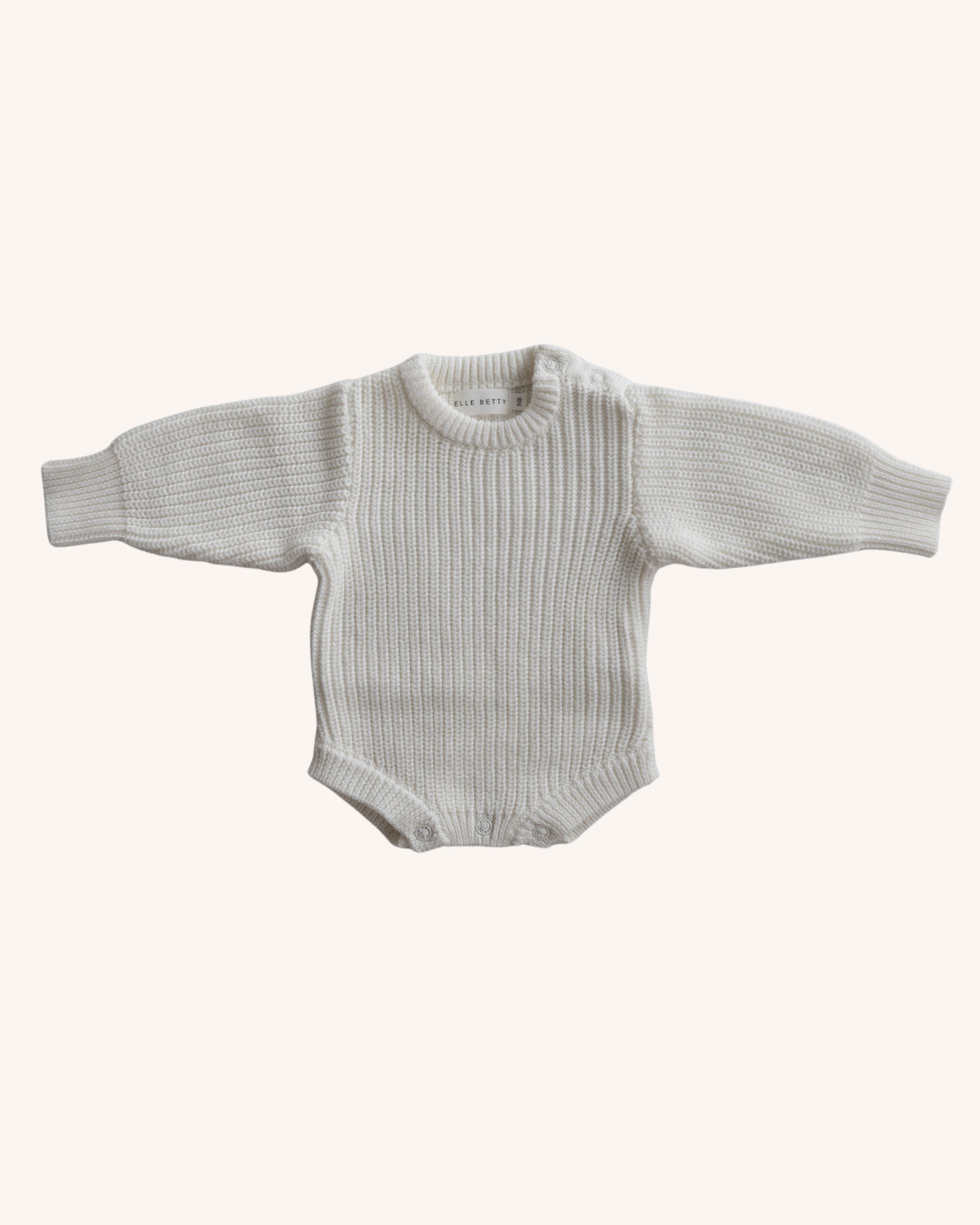 Otto Milk Long sleeve romper
