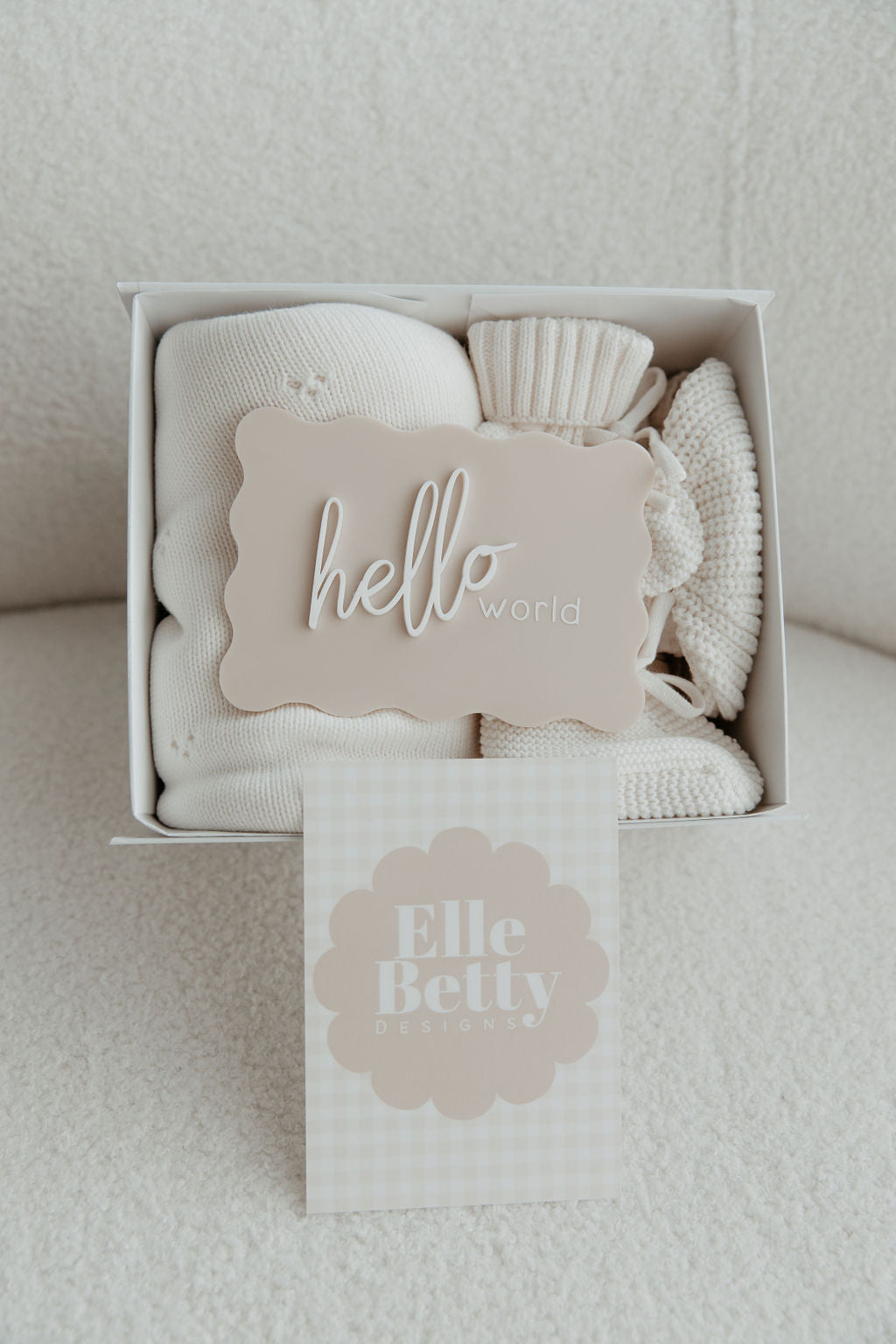 Hello World - Announcement Plaque