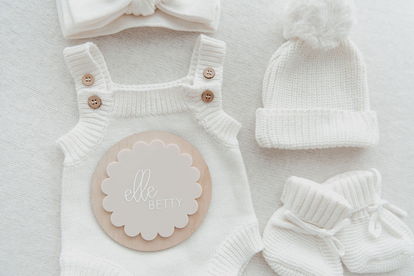August Milk Singlet Knit Romper
