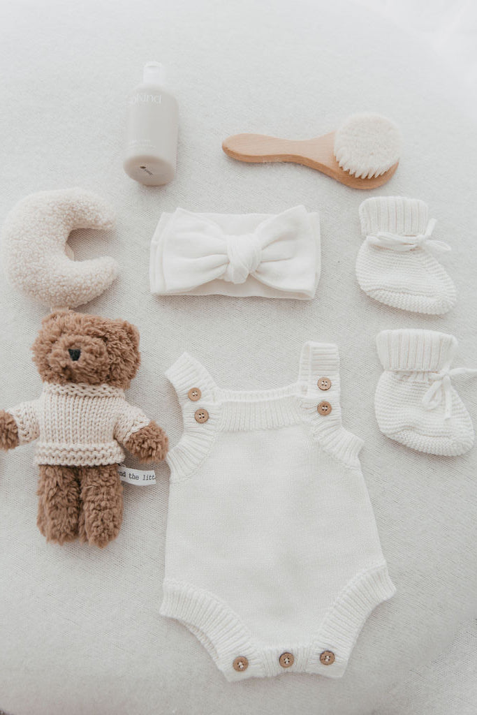 August Milk Singlet Knit Romper