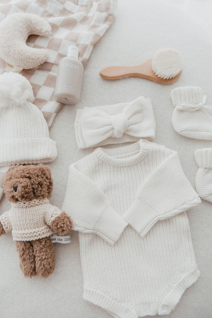 Otto Milk Long sleeve romper
