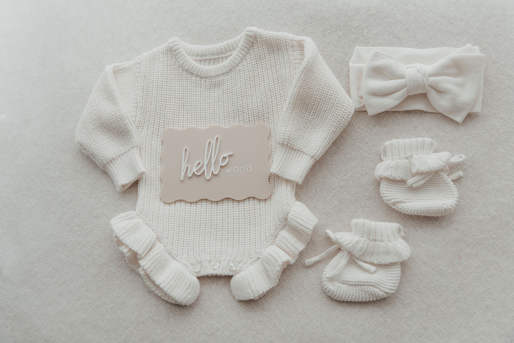 Lottie Milk Booties
