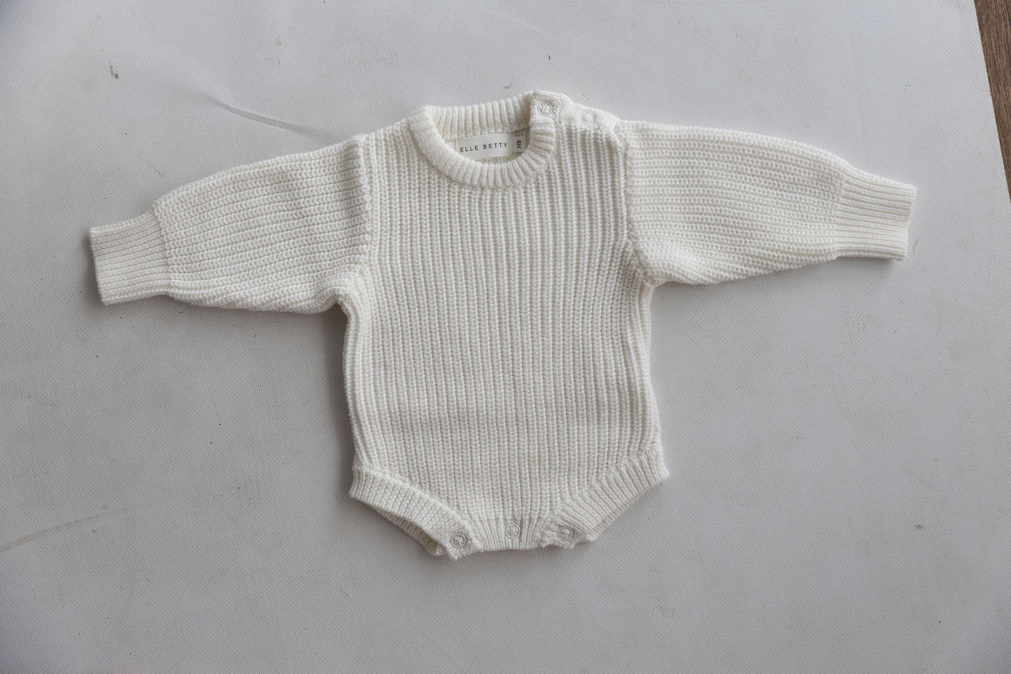 Otto Milk Long sleeve romper