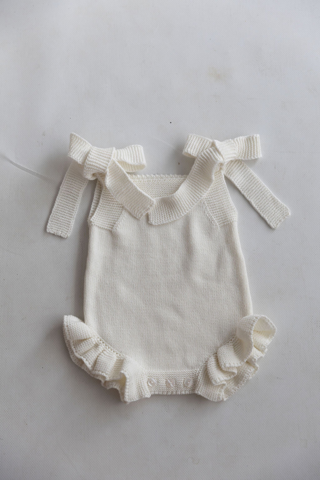 Lottie Milk Singlet Knit Romper