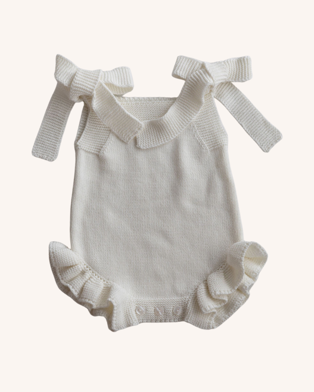 Lottie Milk Singlet Knit Romper