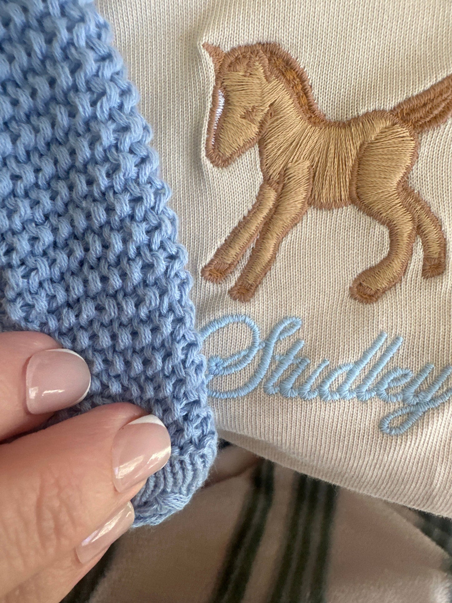 Studley Blue // Knitted Blanket
