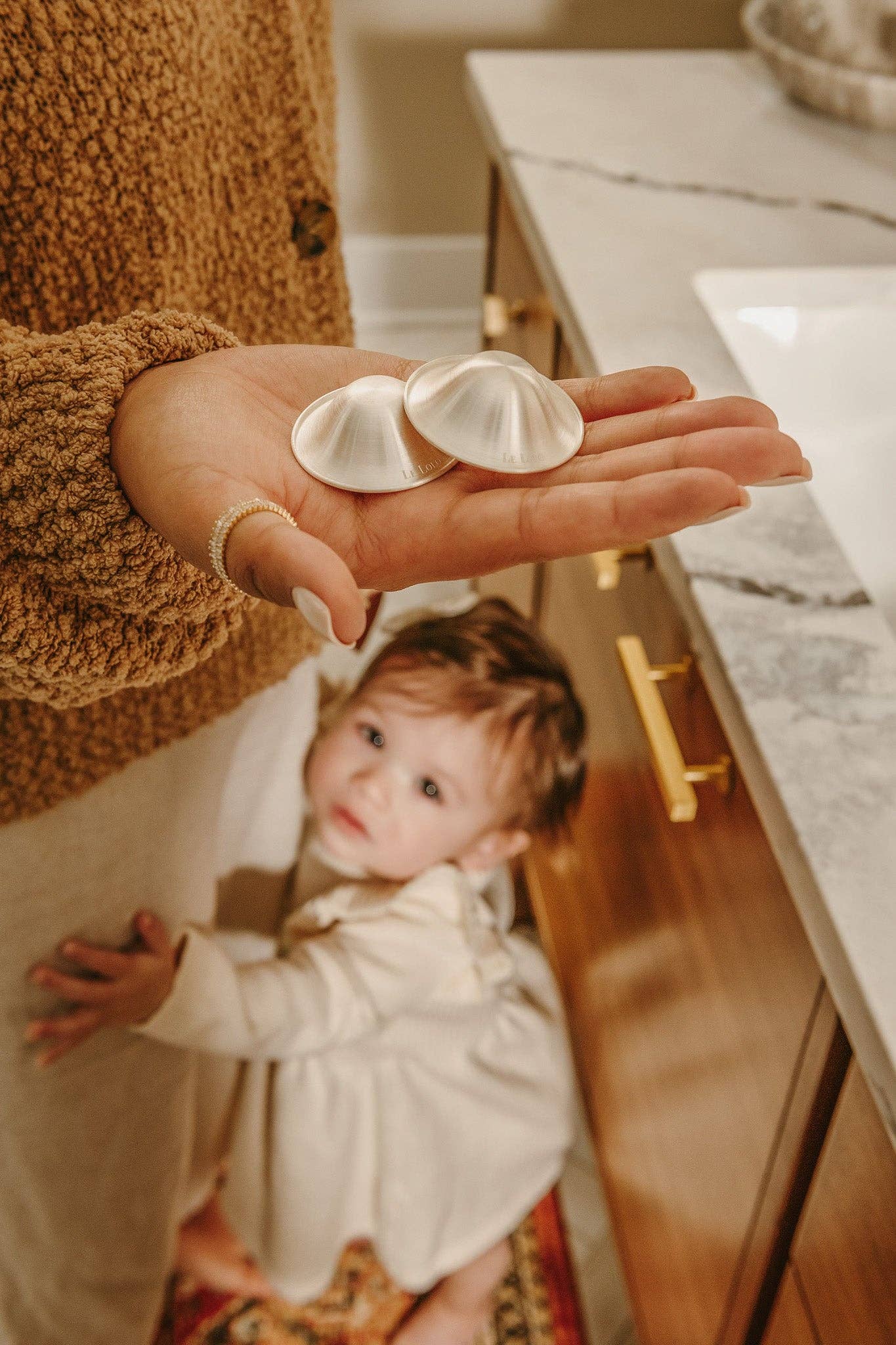 999 Silver Nursing Cups | Breastfeed | New Mom | Maternity: Regular