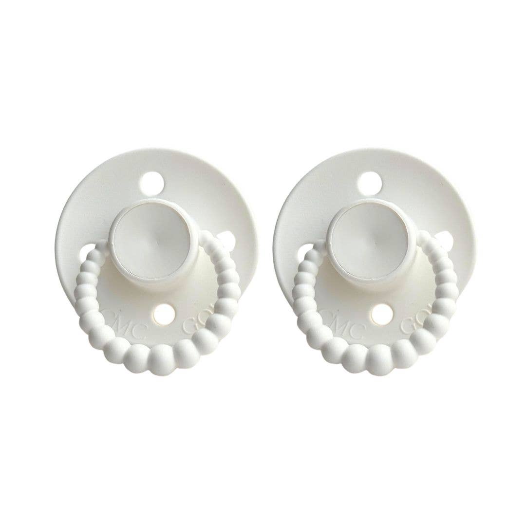 CMC 'Bubble' Dummies White: Size 1