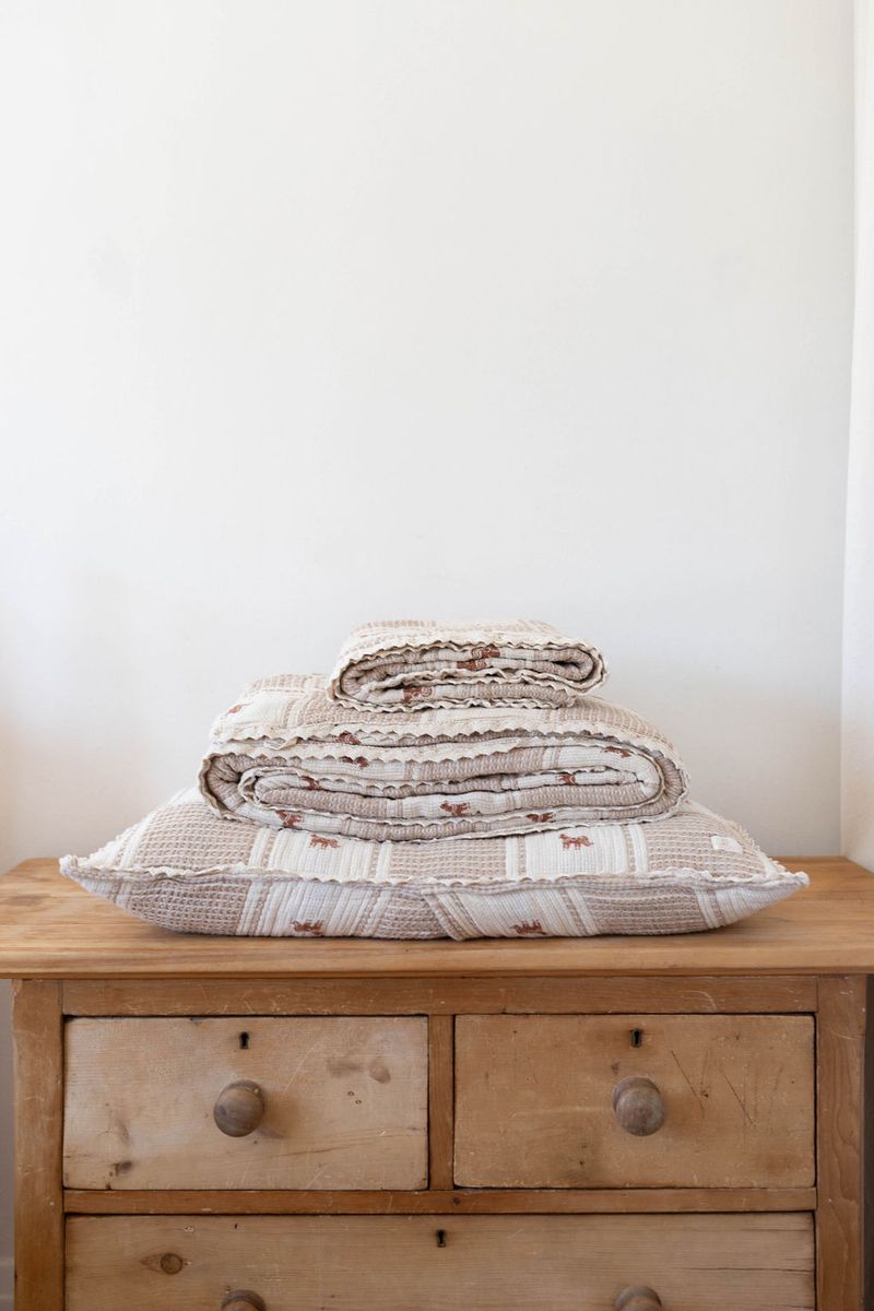 patchwork blanket - pony