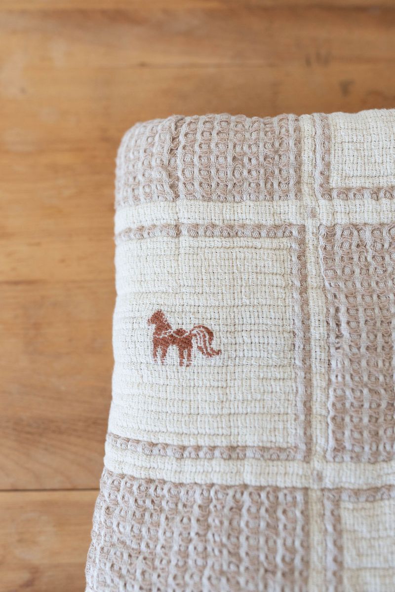 patchwork blanket - pony