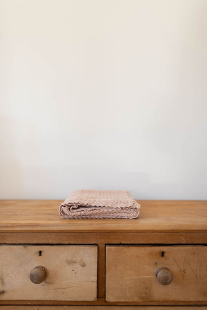 waffle blanket | baby - petal