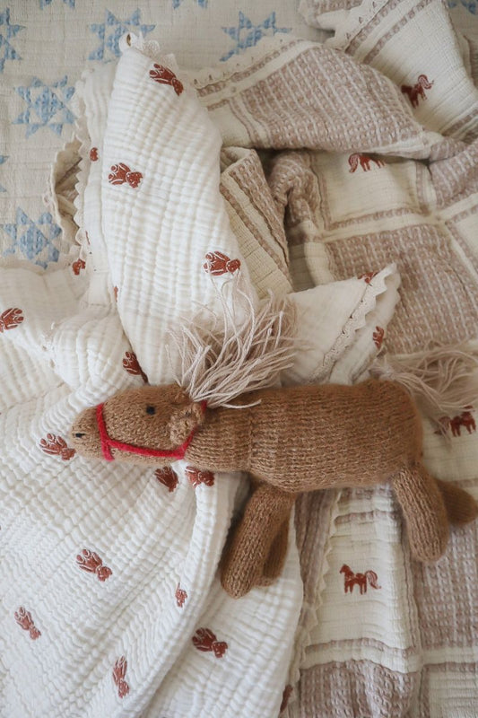 Knit Pony - Albie (honey)