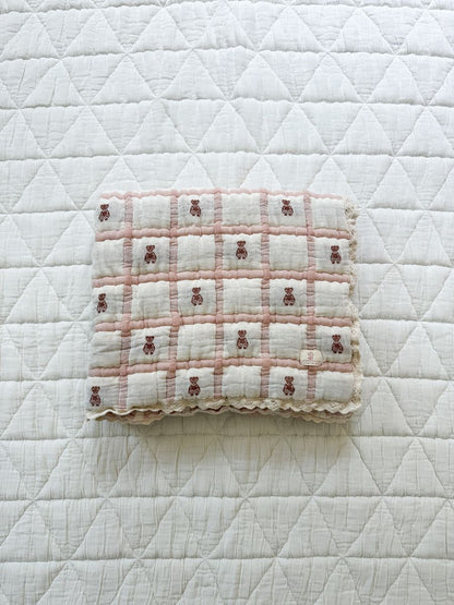 keepsake quilt - teddy petal