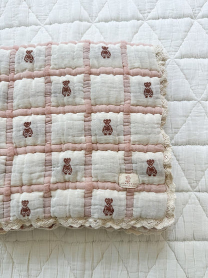 keepsake quilt - teddy petal