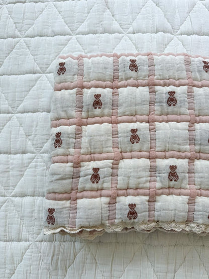 keepsake quilt - teddy petal