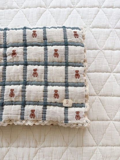 keepsake quilt - teddy bluebelle