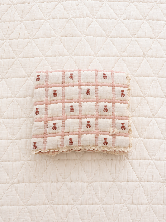 keepsake quilt - teddy petal