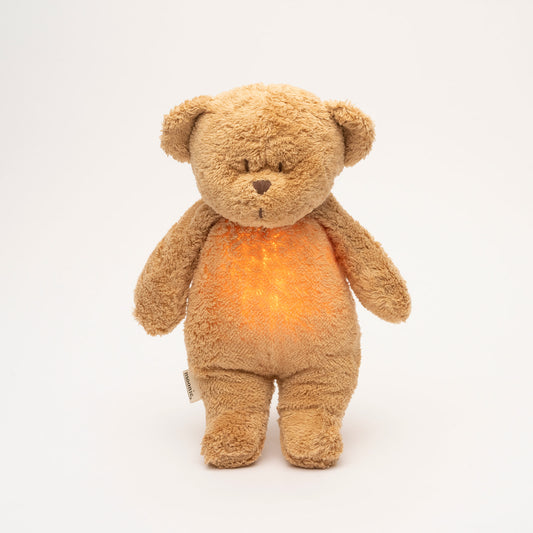 Moonie Organic Humming Bear - Cappuccino