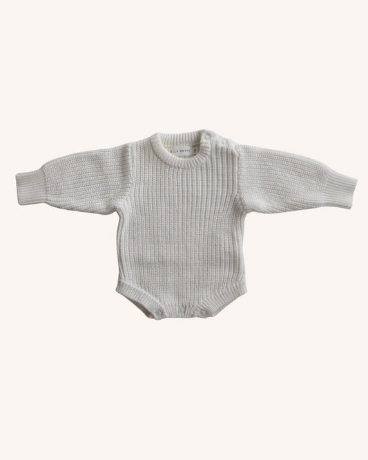 Otto Milk Long sleeve romper
