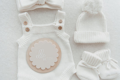 August Milk Singlet Knit Romper