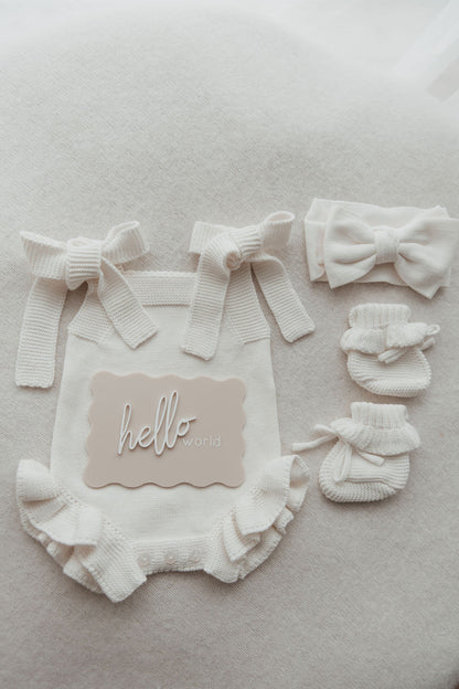 Lottie Milk Booties