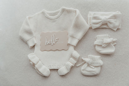 Lottie Milk Booties