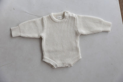 Otto Milk Long sleeve romper
