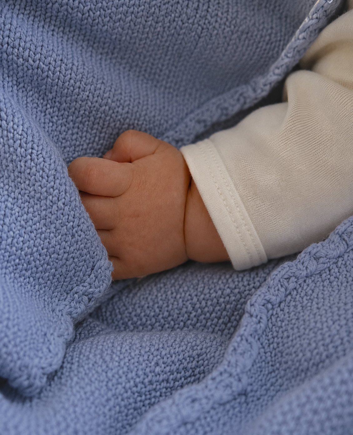 Studley Blue // Knitted Blanket