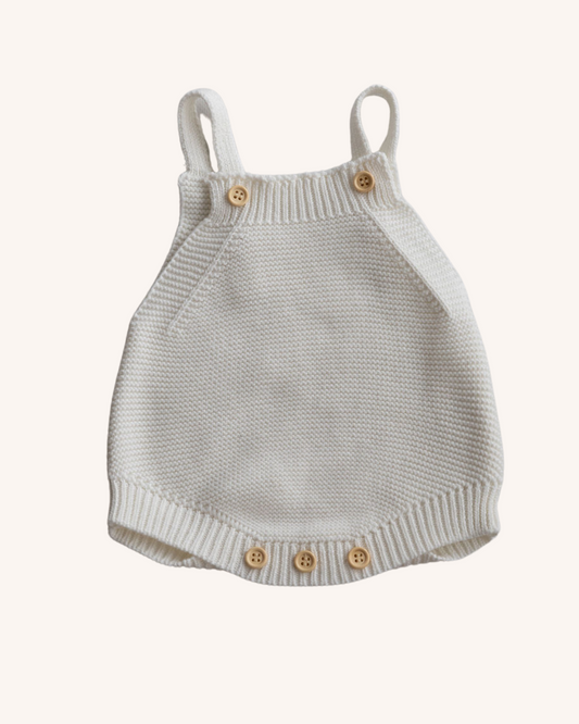 Otto Milk Singlet Knit Romper