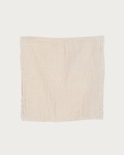 Muslin Wash Cloth Single: Oat