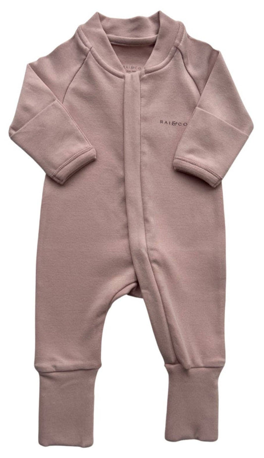 Apple Onesie: Rose Pink / 000