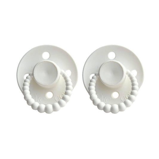 CMC 'Bubble' Dummies White: Size 1