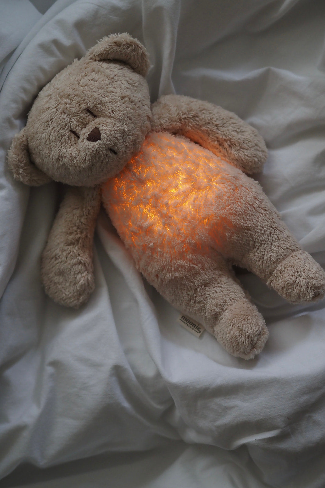 Moonie Organic Humming Bear - Sand