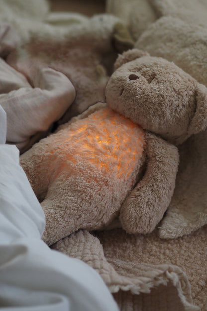 Moonie Organic Humming Bear - Cappuccino
